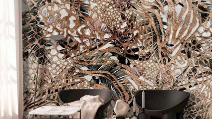 Carta da parati Batik di Pintdecor