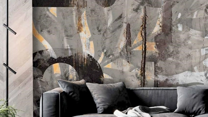 Carta da parati Foglie Al Vento di Pintdecor