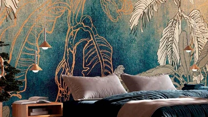 Carta da parati Gold Jungle di Pintdecor