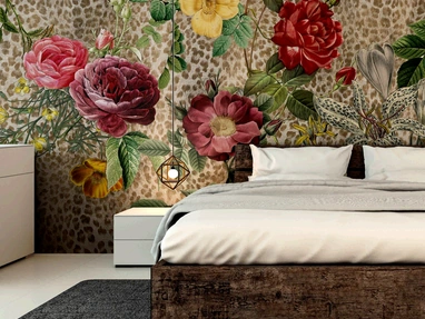 Carta da parati Tribal Garden di Pintdecor