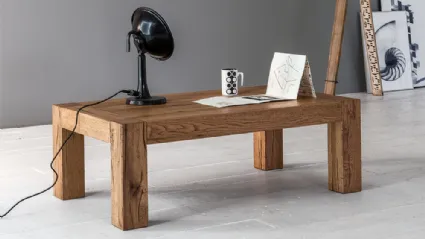 Tavolino Brooklyn in legno di Rovere massello di Devina Nais
