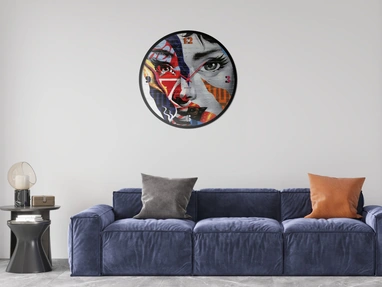 Orologio tondo 03 di Pintdecor
