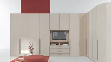 Armadio Golf One con Porta Tv W107 di Colombini Casa
