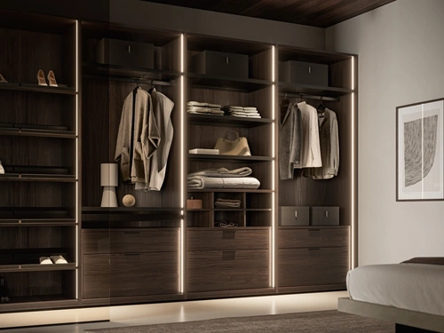 Cabina Armadio Naked effetto legno di SantaLucia