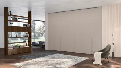 Armadio su misura con ante battenti Vitalyty Concreta Canapa Colombini Casa