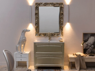 Mobile Bagno da appoggio in frassino laccato ACANTHIS AC21 di Compab