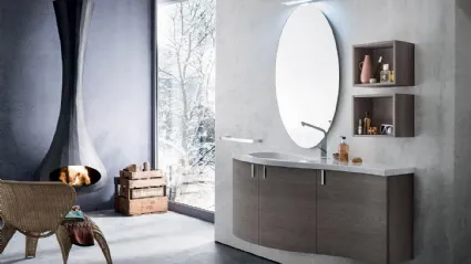 Mobile da Bagno IBey Curva 45 Fluidità delle linee di Idealbagni