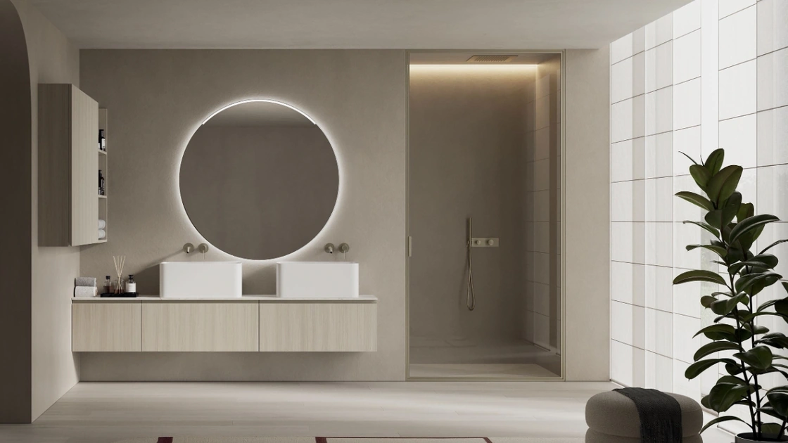 Mobile da Bagno sospeso INK NK005 di Compab