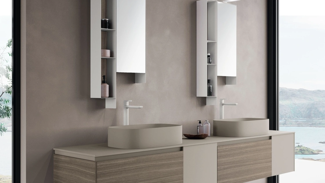 Mobile da Bagno sospeso M2 System 246 di Baxar