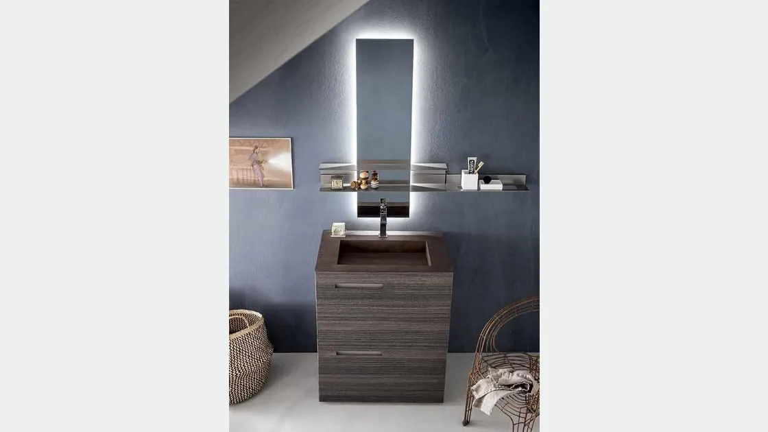 Mobile da Bagno Monolith Collection 02 di Idealbagni