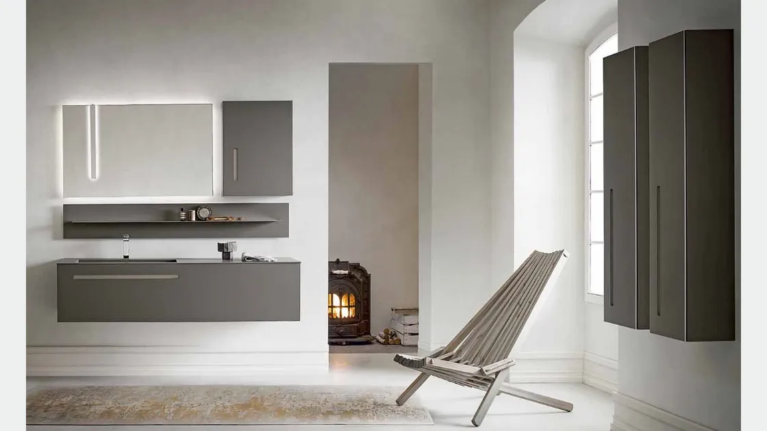 Arredo bagno Monolith Collection 01 di Ideal Bagni