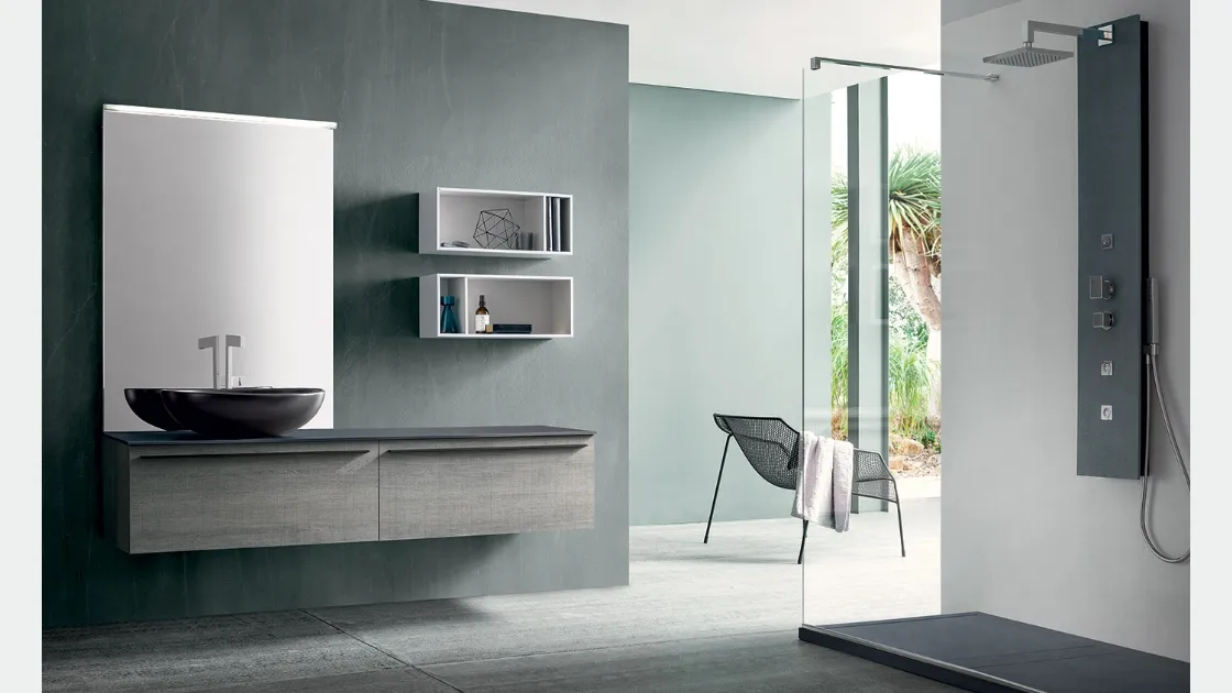 Colonna Doccia Wall Quadra di Idealbagni