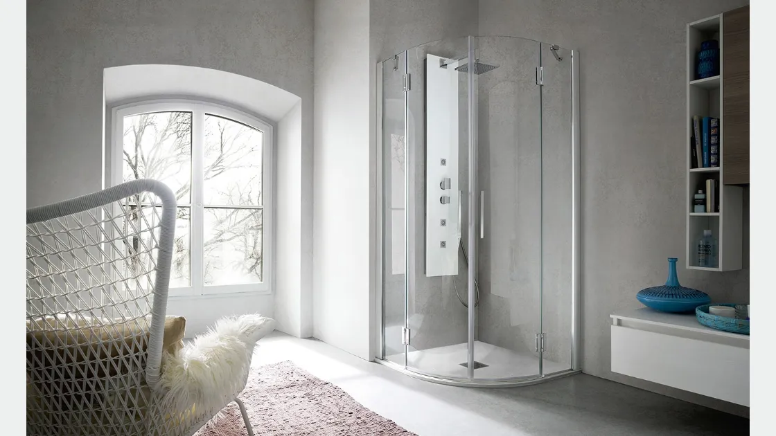 Colonna Doccia Wall Quadra di Idealbagni