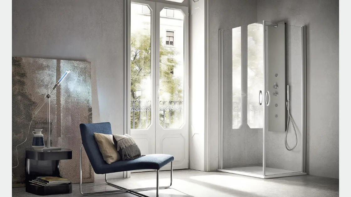 Colonna Doccia Wall Tonda di Idealbagni