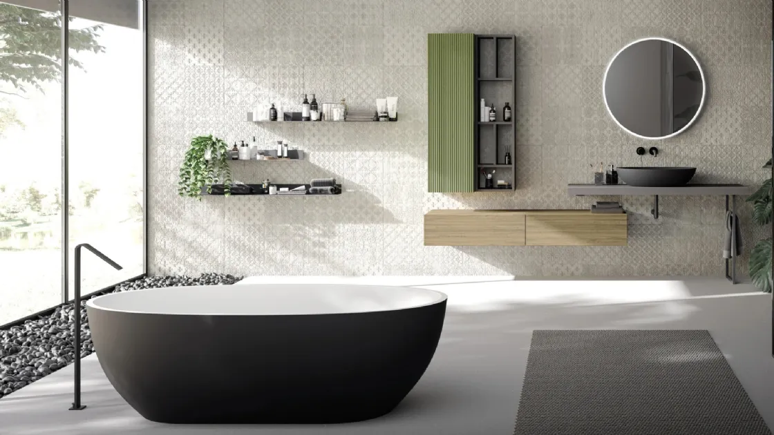 Mobile da Bagno Zero16 Componibile di Devina Nais