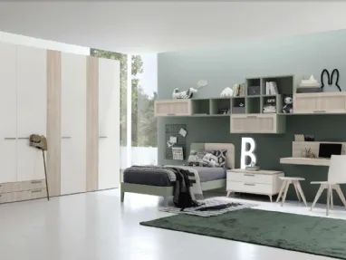 Cameretta componibile Golf C126 in melaminico di Colombini Casa
