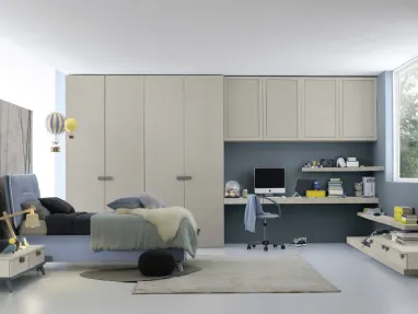 Cameretta componibile Golf C120 in melaminico di Colombini Casa