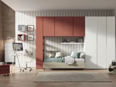 Cameretta a ponte Golf C150 in melaminico di Colombini Casa