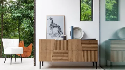 Comò Design in Rovere massello di Devina Nais