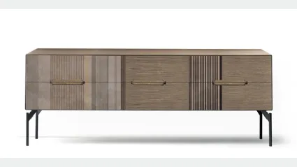 Comò Icon's 102 New Decò V02 in legno con stampa decorativa di Devina Nais
