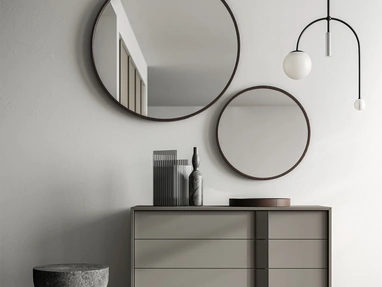 Comò Quadro 12 in laccato opaco di SantaLucia