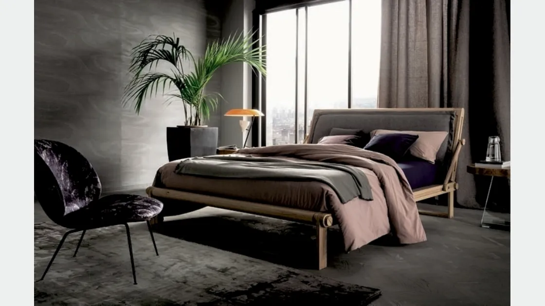 Letto con testiera reclinabile Tecno di Alta Corte