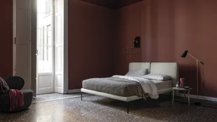 Letto in tessuto Feel di Bolzan Letti