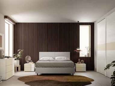 Letto con contenitore Bora di SantaLucia