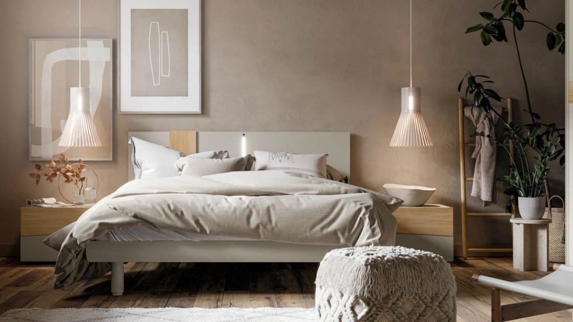 Letto con testiera Zoom di SantaLucia