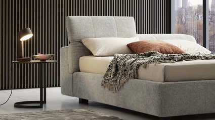 Letto con testiera reclinabile Tower di Le Comfort