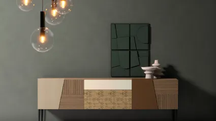 Madia Zero16 con Decoro in Rovere massello di Devina Nais