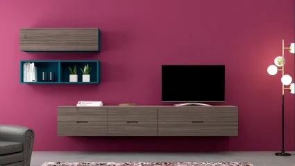 Mobile sospeso Living Zero 16 L18 in legno di Devina Nais