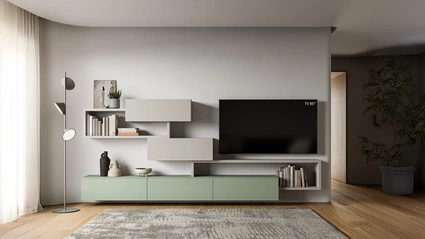 Parete Attrezzata Pratico PTG401 di SantaLucia