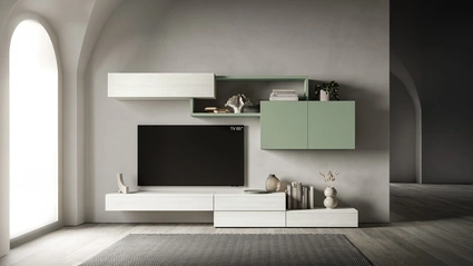 Parete Attrezzata Pratico PTG404 di SantaLucia