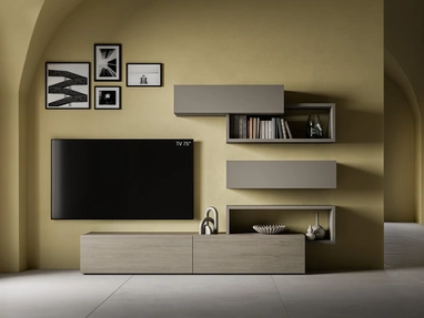 Parete Attrezzata Pratico PTG407 di SantaLucia