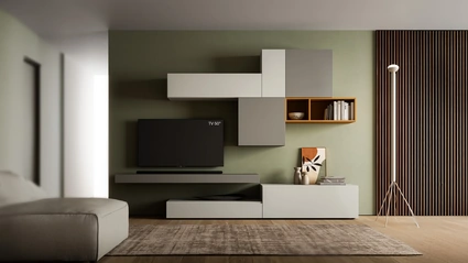 Parete Attrezzata Pratico PTG411 di SantaLucia