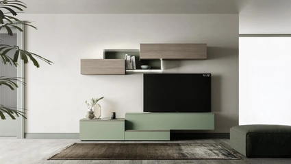 Parete Attrezzata Pratico PTG432 di SantaLucia