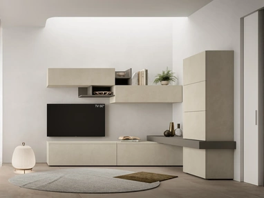 Parete Attrezzata Pratico PTG437 di SantaLucia