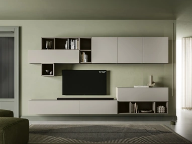 Parete Attrezzata Pratico PTG438 di SantaLucia