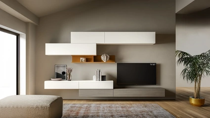 Parete Attrezzata Pratico PTG439 di SantaLucia