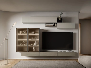 Parete Attrezzata Pratico PTG441 di SantaLucia