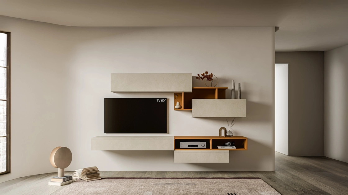 Parete Attrezzata Pratico PTG447 di SantaLucia