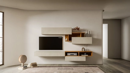 Parete Attrezzata Pratico PTG447 di SantaLucia