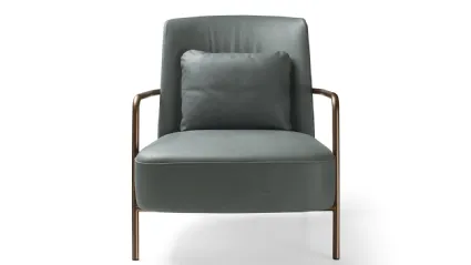Poltroncina in pelle Ilary di Bodema