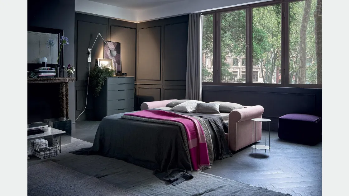 Divano Letto in tessuto Callas di Felis