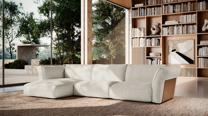 Divano con penisola Cocoon di Felis