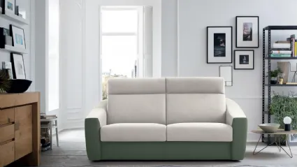 Divano Letto in tessuto a due colori Xavier di Felis