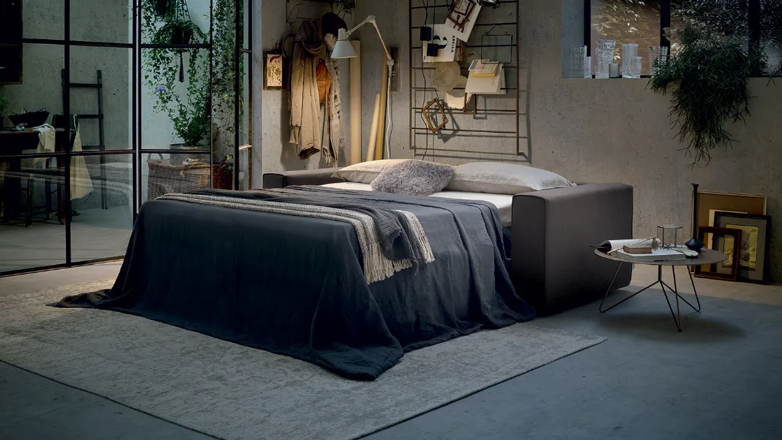 Divano Letto in tessuto Mick di Felis