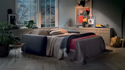 Divano Letto in tessuto Tyson di Felis