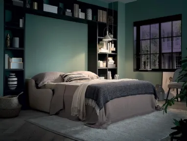 Divano Letto in tessuto Zack di Felis